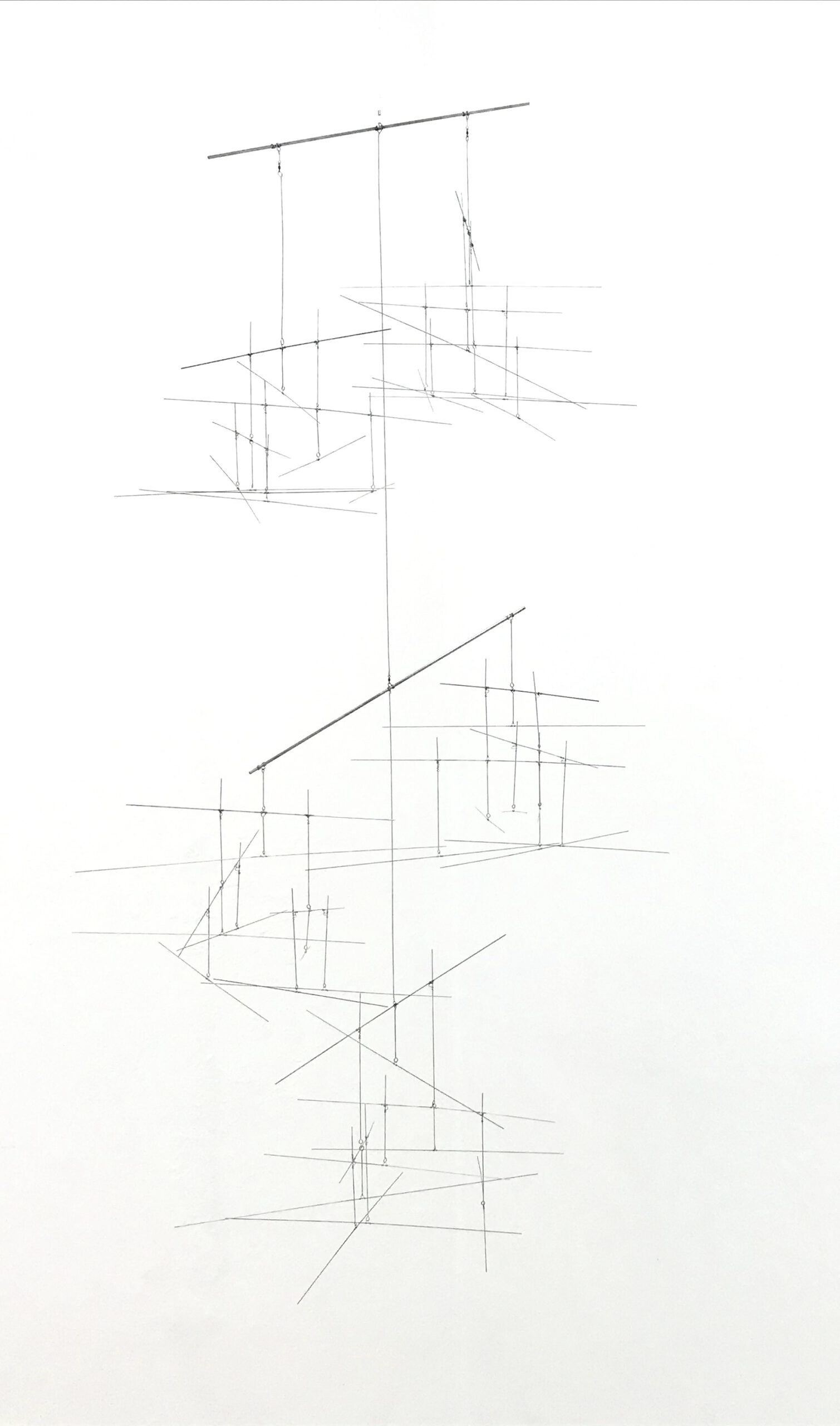 Vertical room 16:24 | Stainless steel, 2017 H. 180 x 70 x 80 cm